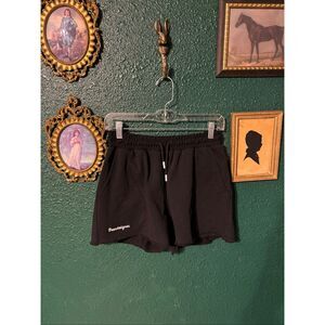 Bearded Goat Women’s Black Sweat Shorts Size Small Casual Lounge Athletic